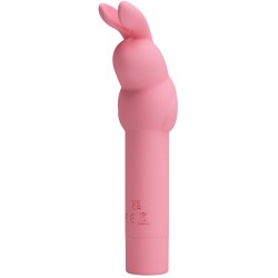 PRETTY LOVE - VIBRADOR DE SILICONA CONEJO ROSA GERARDO PRETTY LOVE