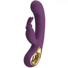PRETTY LOVE - LIAM VIBRADOR RABBIT & ESTIMULADOR PUNTO G MORADO 2