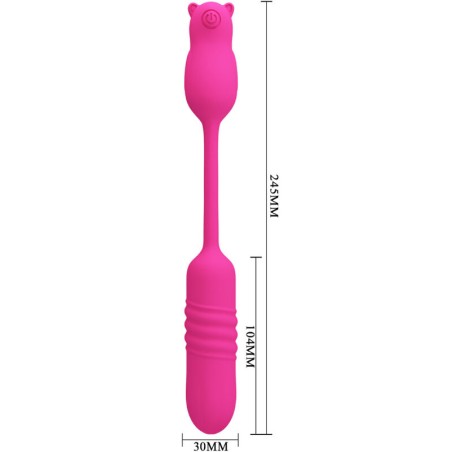 PRETTY LOVE - NOBIKUMA BALA VIBRADORA DE SILICONA ROSA PRETTY LOVE FLIRTATION