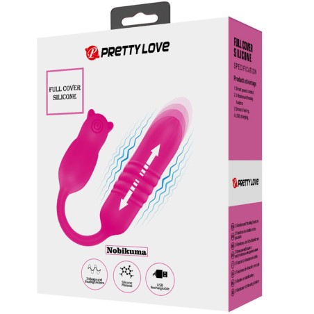 PRETTY LOVE - NOBIKUMA BALA VIBRADORA DE SILICONA ROSA PRETTY LOVE FLIRTATION