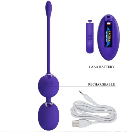 PRETTY LOVE - WILLIE YOUTH BOLAS CONTROL REMOTO & VIBRACIÓN VIOLETA PRETTY LOVE LED