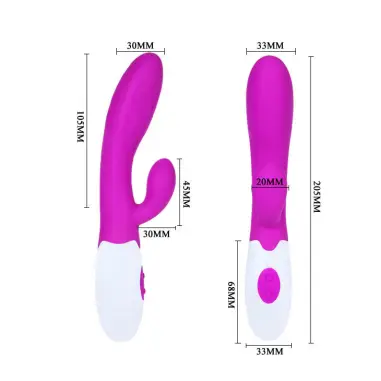 Flirtation Vibrador con Estimulador Clitoris Alvis
