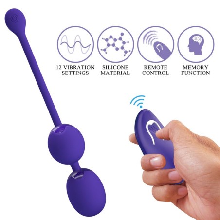 PRETTY LOVE - WILLIE YOUTH BOLAS CONTROL REMOTO & VIBRACIÓN VIOLETA PRETTY LOVE LED