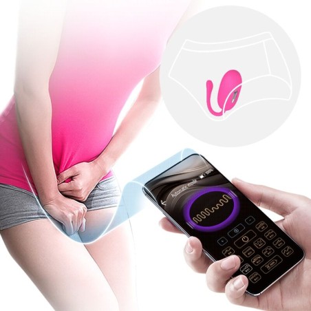 PRETTY LOVE - DOREEN HUEVO VIBRADOR RECARGABLE MAGENTA CONTROL REMOTO PRETTY LOVE SMART