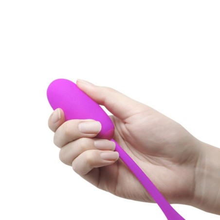 PRETTY LOVE - JULIUS HUEVO VIBRADOR IMPERMEBLE & RECARGABLE MORADO PRETTY LOVE SMART