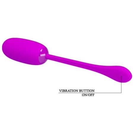 PRETTY LOVE - JULIUS HUEVO VIBRADOR IMPERMEBLE & RECARGABLE MORADO PRETTY LOVE SMART