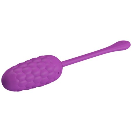 PRETTY LOVE - HUEVO VIBRADOR CON TEXTURA MARINA RECARGABLE MORADO PRETTY LOVE SMART