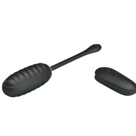 PRETTY LOVE - DOREEN HUEVO VIBRADOR DE LUJO RECARGABLE NEGRO CONTROL REMOTO PRETTY LOVE SMART