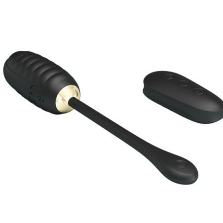 PRETTY LOVE - DOREEN HUEVO VIBRADOR DE LUJO RECARGABLE NEGRO CONTROL REMOTO PRETTY LOVE SMART