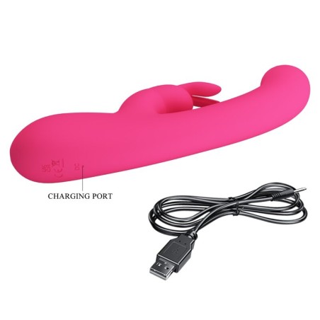 PRETTY LOVE - LAMAR VIBRADOR RABBIT & PUNTO G ROSA PRETTY LOVE LED