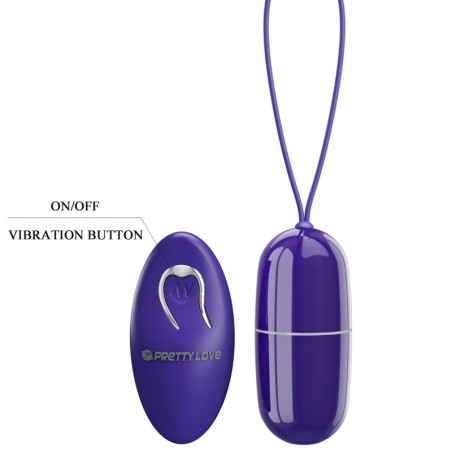 PRETTY LOVE - ARVIN YOUTH HUEVO VIBRADOR CONTROL REMOTO VIOLETA PRETTY LOVE YOUTH