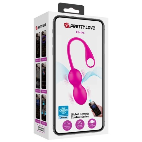 PRETTY LOVE - ELVIRA BOLAS VIBRADORAS RECARGABLE ROSA PRETTY LOVE SMART