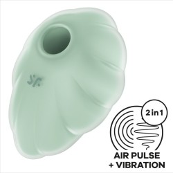 SATISFYER - CLOUD DANCER VERDE VIBRADOR AIR PULSE SATISFYER AIR PULSE