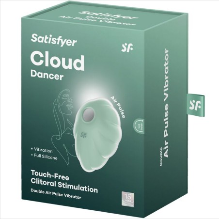 SATISFYER - CLOUD DANCER VERDE VIBRADOR AIR PULSE SATISFYER AIR PULSE