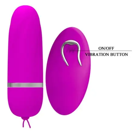 Huevo Vibrador Debby con Mando - Silicona | Pretty Love