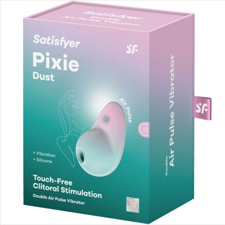 SATISFYER - PIXIE DUST AZUL ESTIMULADOR AIR PLUSE SATISFYER AIR PULSE