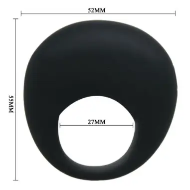 Trap Anillo Vibrador Negro - Con Vibración | Pretty Love