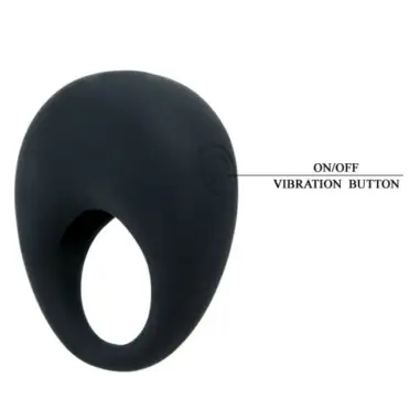 Trap Anillo Vibrador Negro - Con Vibración | Pretty Love