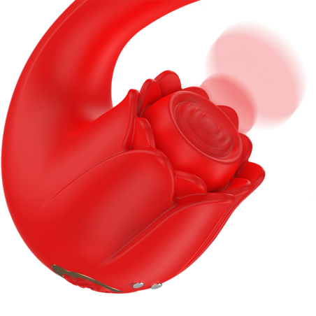 MIA - SELENA ESTIMULADOR VIBRATING + TAPPING ROJO 