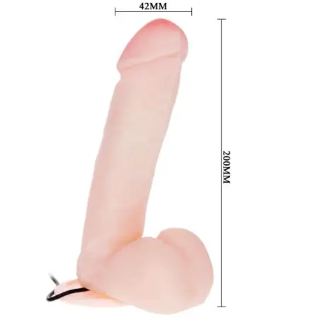Dildo Realístico con Vibración y Rotación 20 cm | Baile