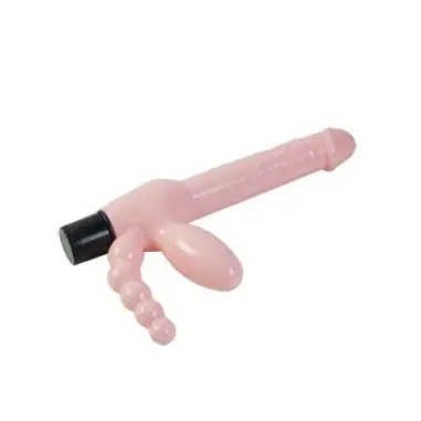 BAILE - ARNÉS SIN CUERDA TPR CON VIBRACIÓN Y ESTIMULACION ANAL 25.4 CM