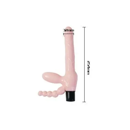 Arnés sin Cuerda TPR con Vibración y Estimulacion Anal
