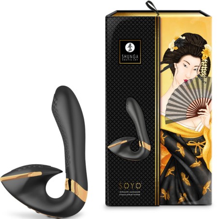 SHUNGA - SOYO MASAJEADOR INTIMO NEGRO SHUNGA TOYS