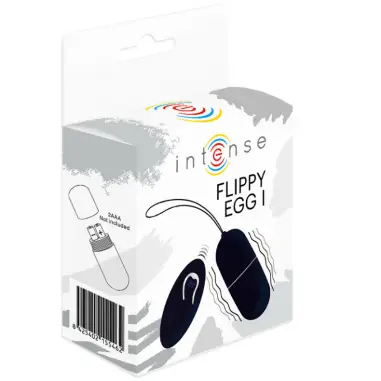 Flippy I Huevo Control Remoto Negro - 12 Modos | Intense