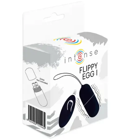 Flippy I Huevo Control Remoto Negro - 12 Modos | Intense