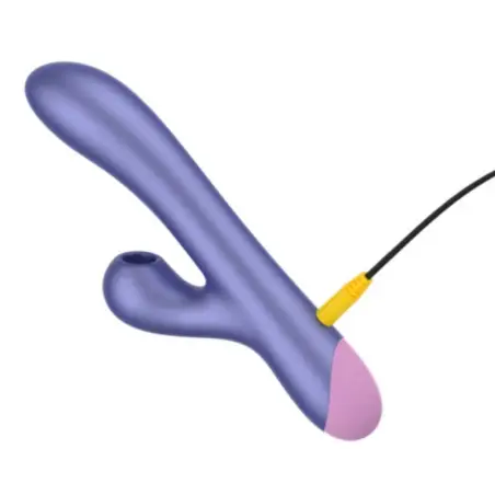 Pulse Vibrador Rabbit Dual Punto G Azul Eléctrico | ROMP
