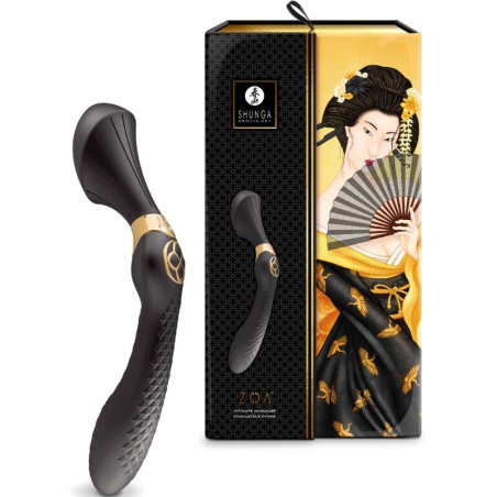 SHUNGA - ZOA MASAJEADOR INTIMO NEGRO SHUNGA TOYS