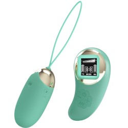PRETTY LOVE - MINA HUEVO VIBRADOR CONTROL REMOTO VERDE PRETTY LOVE LED