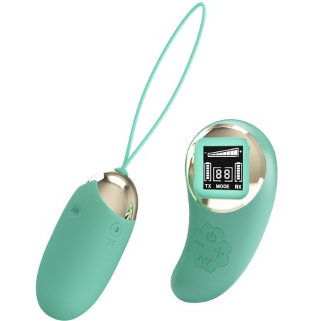 PRETTY LOVE - MINA HUEVO VIBRADOR CONTROL REMOTO VERDE PRETTY LOVE LED