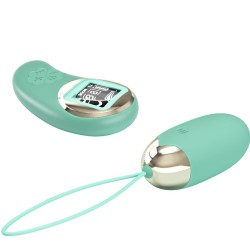 PRETTY LOVE - MINA HUEVO VIBRADOR CONTROL REMOTO VERDE PRETTY LOVE LED 2