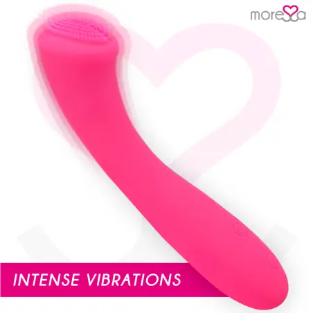 MORESSA - CELSO MASAJEADOR DUO PUNTO G Y SUERO PELVICO PREMIUM SILICONE RECARGABLE