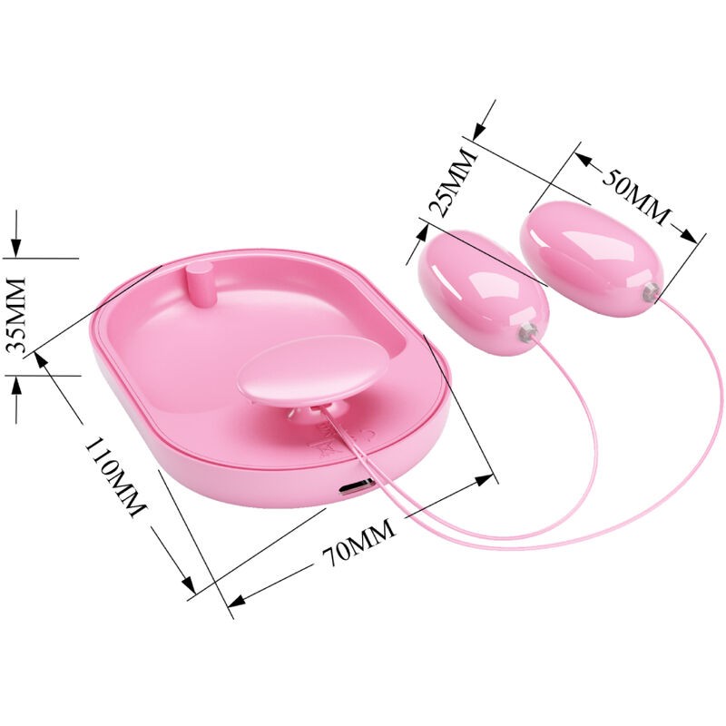 PRETTY LOVE - FUN BOX BALA VIBRADORA ROSA 
