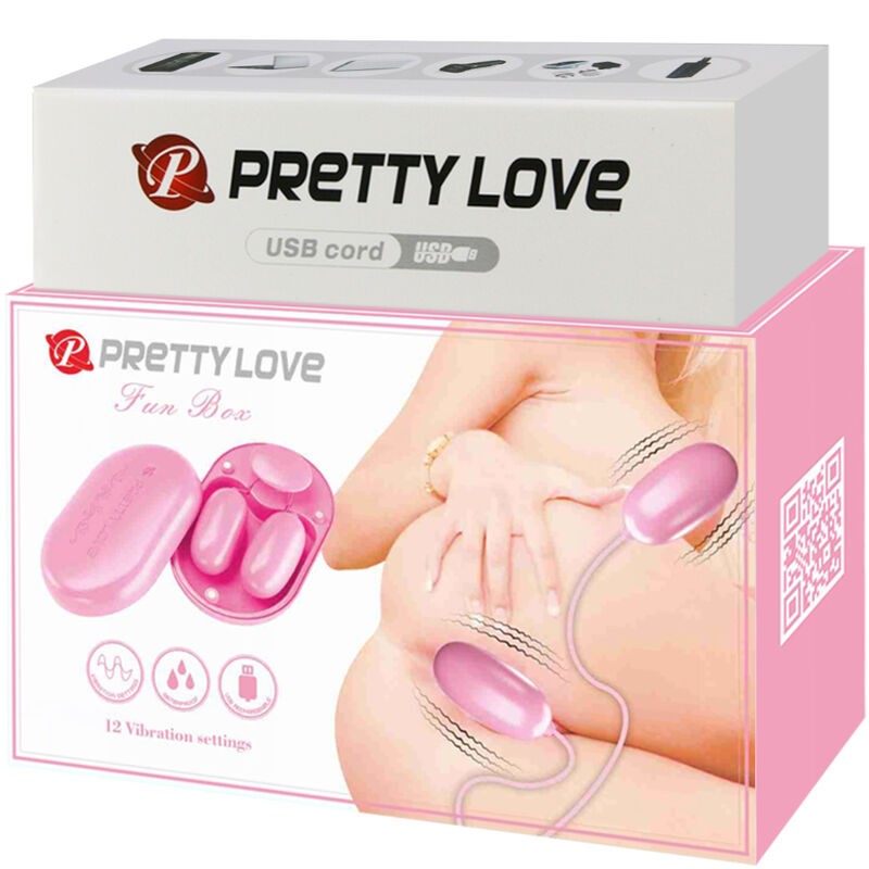 PRETTY LOVE - FUN BOX BALA VIBRADORA ROSA 