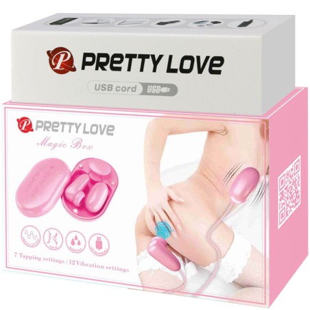 PRETTY LOVE - MAGIC BOX BALA VIBRADORA & ESTIMULADOR ROSA PRETTY LOVE SMART