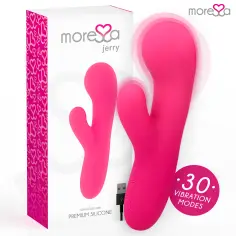 MORESSA - JERRY CLIP VIBRADOR PUNTO G Y CLITORIS PREMIUM SILICONE RECARGABLE