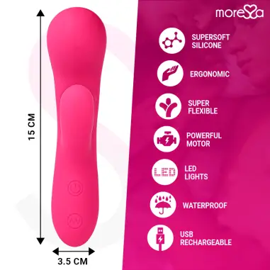 Jerry Clip Vibrador Punto G y Clitoris Premium Silicone
