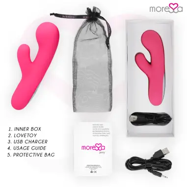 Jerry Clip Vibrador Punto G y Clitoris Premium Silicone