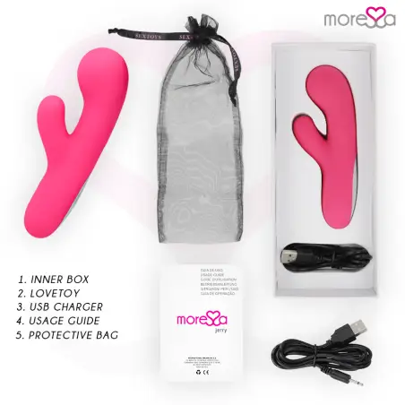 Jerry Clip Vibrador Punto G y Clitoris Premium Silicone