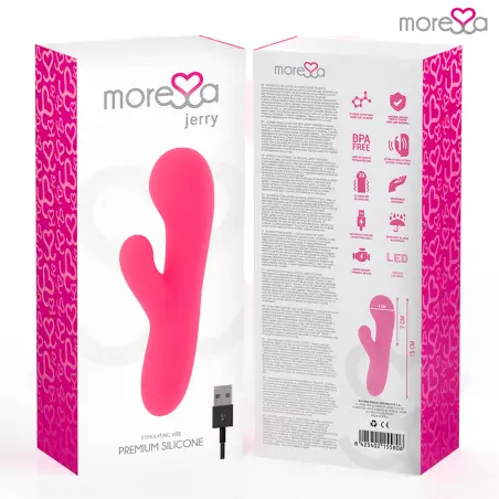 Jerry Clip Vibrador Punto G y Clitoris Premium Silicone