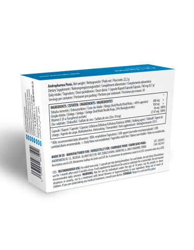Andropharma Penis – Complemento alimenticio herbal para el bienestar masculino 