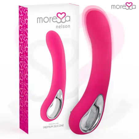 MORESSA - NELSON MASAJEADOR PUNTO G PREMIUM SILICONE RECARGABLE
