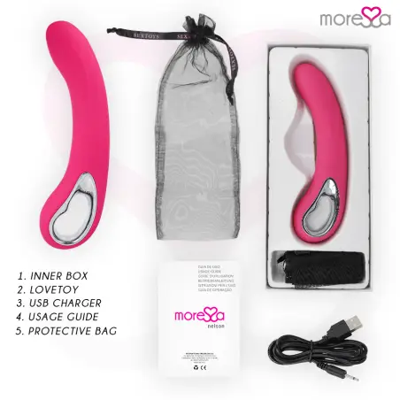 Nelson Masajeador Punto G Premium Silicone Recargable