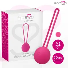 MORESSA - OSIAN ONE ENTRENAMIENTO SUELO PELVICO 51gr PREMIUM SILICONA ROSA 2