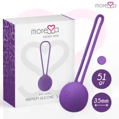 MORESSA - OSIAN ONE ENTRENAMIENTO SUELO PELVICO 51gr PREMIUM SILICONA LILA 2