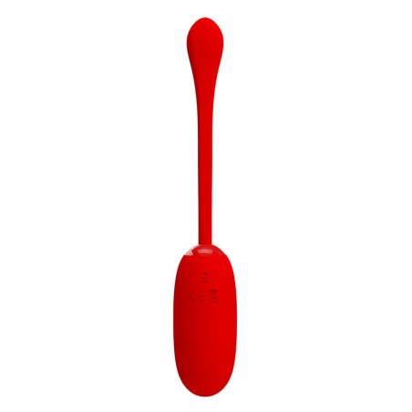 PRETTY LOVE - JULIUS HUEVO VIBRADOR IMPERMEBLE & RECARGABLE ROJO PRETTY LOVE SMART