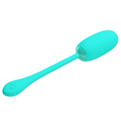 PRETTY LOVE - JULIUS HUEVO VIBRADOR IMPERMEBLE & RECARGABLE VERDE AGUA PRETTY LOVE SMART 2